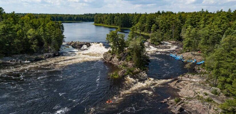 Garvins Chute on the Ottawa River