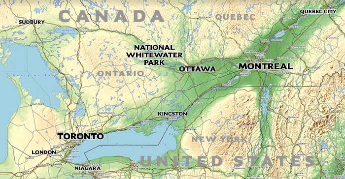 NWP Location Canada Map